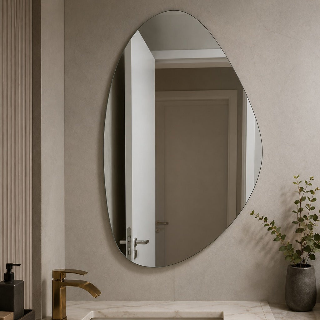 Espelho Orgânico LED FONTE Quente, Fria Ou Sem LED Decorativo