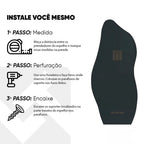 Espelho Orgânico 110cm 50cm LED Quente/Frio/S/LED Flame Premium Quarto Sala Salão Loja Instalação Fácil