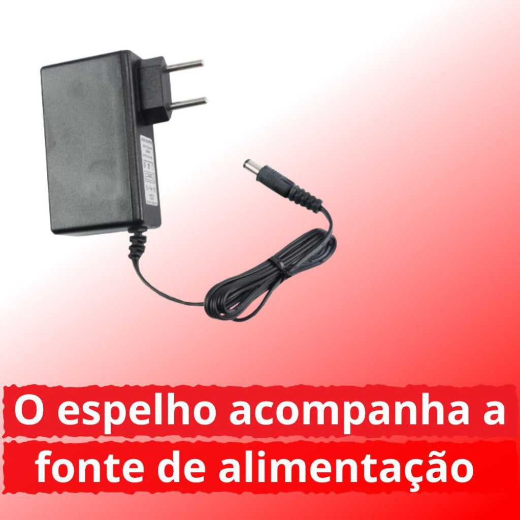 Espelho Organico Com Led Decorativo Para Sala, Quarto, Salão de beleza Fácil de Instalar