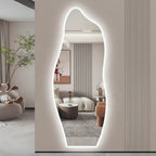 Espelho Organico Com Led Decorativo Para Sala, Quarto, Salão de beleza Fácil de Instalar