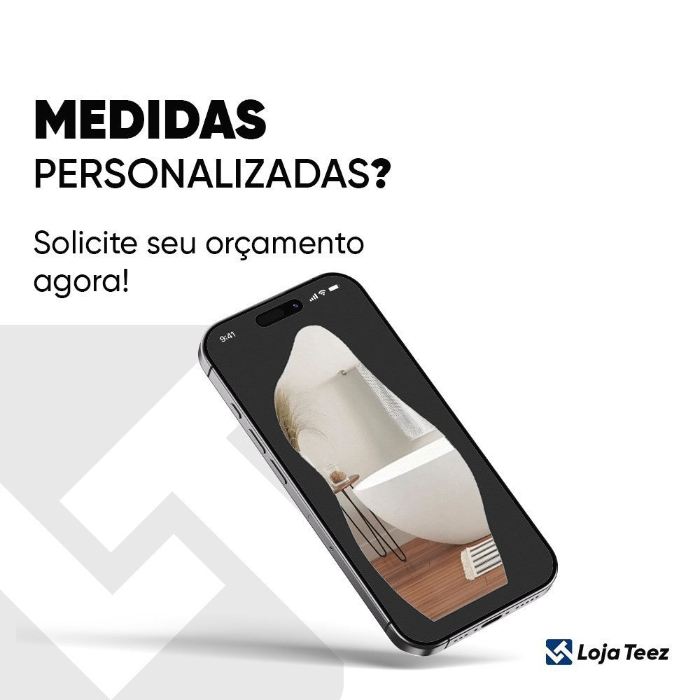 Espelho de corpo inteiro 1.10x50 em forma de nuvens irregulares orgânico para casa loja de roupas salão de beleza