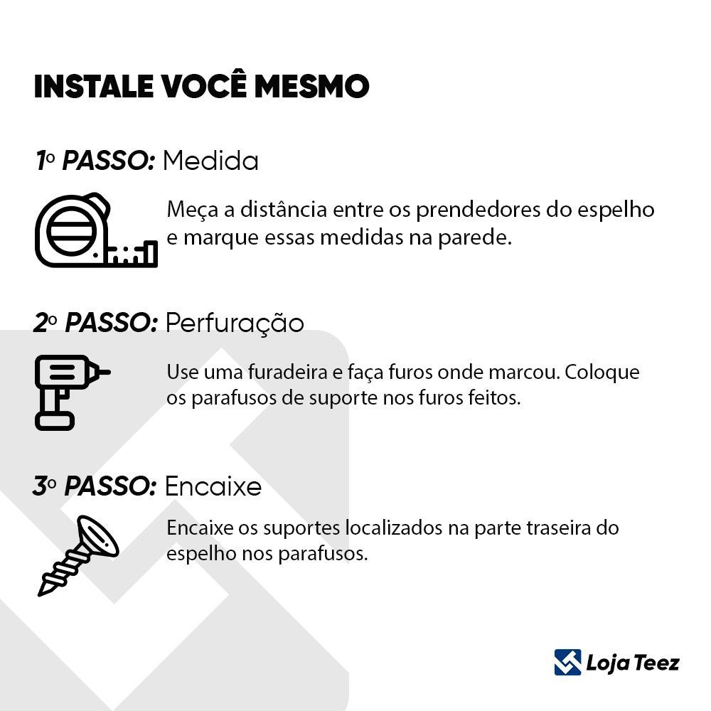 Espelho Orgânico 110x50 Grande Corpo Inteiro Moderno Lapidado Com Suporte